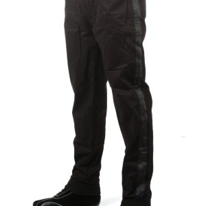 RACEQUIP 112007 Racing Driver Fire Suit Pants Single Layer SFI 3.2A/ 1 Black 2X-Large