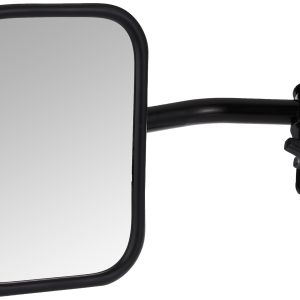 RUGGED RIDGE 11025.12 Quick Release Mirror Kit, Rectangular, Black Fits 1997-2018 Jeep Wrangler TJ/JK