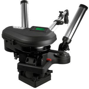 SCOTTY 2116 HP DEPTHPOWER ELECTRIC DOWNRIGGER 60 INCH SS TELESCOPING BOOM WITH SWIVEL BASE - DUAL ROD HOLDER