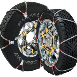SECURITY CHAIN SZ447 Super Z6 Cable Tire Chain for Passenger Cars, Pickups, and SUVs - Set of 2, silver