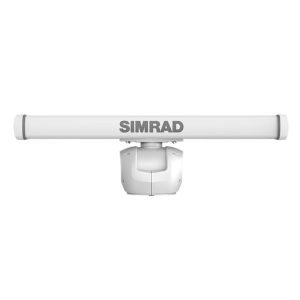 SIMRAD 000-15759001 HALO 2004, Open Array; 4 Foot Array; From 75 Meters To 72 Nautical Miles Range; 16 To 48 RPM Range; 50 Watt Maximum Power; 12.76 In Length x 13.35 In Width x 16.81 In Height; White; IPX6 Rating Waterproof