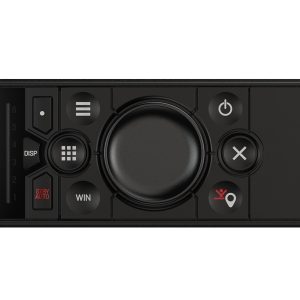 SIMRAD 000-16517-001 OP-55 REMOTE CONTROL LANDSCAPE, Use To Control 6 Running NEON OS Multi Function Display; Dash/ Flush Mount; Landscape Orientation; Aluminum; 5.9 Inch Width x 2.4 Inch Height x 1-3/4 Inch Depth; Black