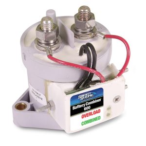 SMART SHORE MARINE 49120 COMBINER 600 2 or More Input Batteries; 500 Amp Continuous Rating/ 2500-Amp Closing Current; 18 Volt; For Use With Alternators up to 600 Amps; For Lithium Batteries