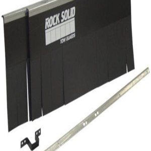 SMART SOLUTIONS 00011 Towed Vehicle Shield; Rock Solid; Mounts On Hitch Insert Of Most 2 In And 2-1/2 In Receiver Hitches; 2 Piece Design; Thermoplastic Rubber; Black; 34 In Width x 14 In Height