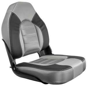 SPRINGFIELD 1061063-B SKIPPER PREMIUM HB FOLDING SEAT - CHARCOAL/GREY