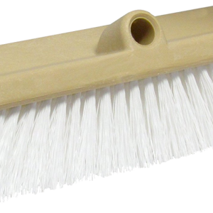 STAR BRITE 040016 BIG BOAT BRUSH SCRUBBER W; 10 In Rectangular Head; Without Garden Hose Connection; White Polymer Medium Bristle; Without Soap Dispenser; With US Label