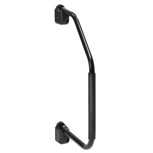 STROMBERG AM-800 Lend A Hand Assist Rail - RVs & Trailers Wall Mount Handrail, RV Door Handle, Ideal for RVs & Trailers, Camper Entry Door Handle, Black Finish, 27 INCH Long x 15.5 INCH Depth