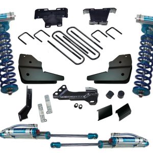 SUPERLIFT K1028KG SUSPENSION 4 INCH Lift Kit for Ford F-250/F-350 | Complete Lift Kit with King 2.0 Coilovers Fits 2023-2024 Ford F-250/F-350 Super Duty 4WD Doesnt Fit Gas Engines