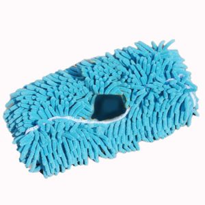SWOBBIT SW19175 MICROFIBER REPLACMENT BONNET; For Use With Swobbit SW19170 Car Wash Brush; Head Attachment Only; Without Hose Connection; Blue Microfiber Chenille; Without Soap Dispenser