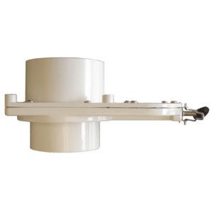THETFORD 08669 3FT THETFORD VALVE; Manual Flush; Lower Mechanism; 3 In Socket On Top; 3 In Spigot On Bottom; White; ABS Plastic; With Handle