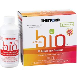 THETFORD 96604 AQUABIO RV HOLDING TANK TREATMENT - CITRUS TWIST SCENT - 6-PACK OF 8OZ BOTTLES