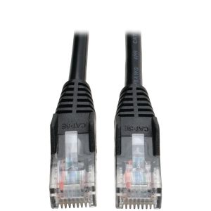 TRIPP LITE N001-025-BK CAT-5/5E Snagless Molded Patch Cable (25ft)