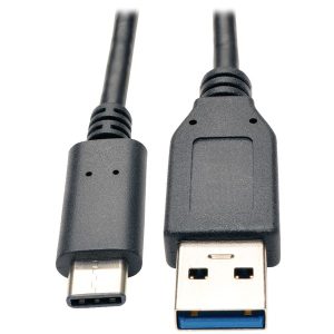 TRIPP LITE U428-003 USB-C Male to USB-A Male 3.1 Cable, 3ft