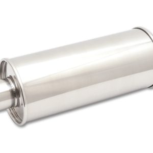 VIBRANT 1124 STREETPOWER Round Muffler (3.5 INCH inlet/outlet Center-Center)