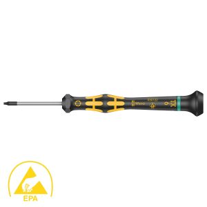 WERA 05030122001 Kraftform ESD Precision Micro Screwdriver: Torx TX6
