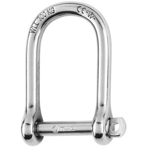 WICHARD 01263 Self-Locking Large Opening Shackle - 6mm Diameter - 1/4 INCH