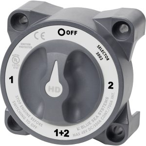 BLUE SEA 3003 HD-SERIES BATTERY SWITCH SELECTOR WITH ALTERNATOR FIELD DISCONNECT