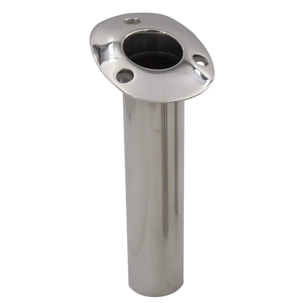C.E. SMITH 53672NA Flush Mount Rod Holder - 30 Degree - Black Liner - No Logo