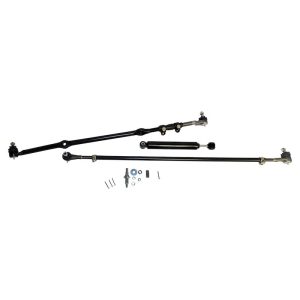 CROWN AUTO SK2 Steering Upgrade Kit; Heavy Duty Replacement; With Tie Rod Assembly/ Drag Link Kit/ Steering Stabilizer