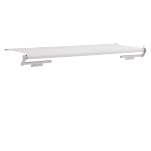 DOMETIC 98001CQ.090B Awning; DELUXE SLIDETOPPER; Slide-Out Awning; Automatically Extends/ Retracts With The Slide Out; 90 Inch Length; Polar White; Vinyl; Polar White Vinyl Weather Cover; Polar White Casting