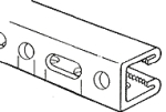 ERICO AB Angle Bracket (100-box) w/1/4in. Hole