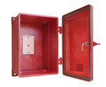GAI-TRONICS 255-003RD Weatherproof Telephone Enclosure, Red