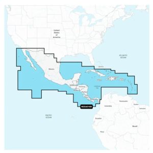GARMIN 010-C1451-20 CENTRAL AMERICA & CARIBBEAN GARMIN, Compatible With Chart Plotters; Region Code: NSSA010R; Central America And Caribbean Inland/ Coastal Marine Charts; SD/Micro-SD Card; One-Year Subscription