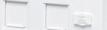 HUBBELL BPS12 PLATE, INTL, SHUTTERD,2P,86X86,WH