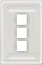 HUBBELL IFP29W PLATE, WALL, FLUSH,2-G,9PORT,WH