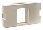 HUBBELL IM1K1W PLATE INFINE MODULE 1PORT 1U WH