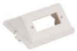 HUBBELL IM1SCA15OW PLATE INFINE MODULE ANG 1SC DPLX 1.5U OW
