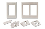 HUBBELL IM2K1EI PLATE INFINE MODULE 2PORT 1U EI
