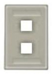 HUBBELL IM2SCA2GY PLATE INFINE MODULE ANG 2SC DUP 2U GY