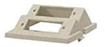 HUBBELL IM2SCA2W PLATE INFINE MODULE ANG 2SC DPLX 2U WH