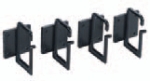 HUBBELL MCCPSR4 CABLEMGT RINGS PLASTIC 4PK