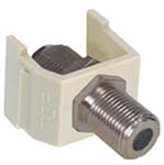 HUBBELL NSF70LA Snap-Fit F-CONN Nickel NetSelect LA