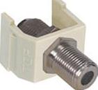 HUBBELL NSF70W SNAP-FIT, F-CONN, NICKEL, NETSELECT, WH