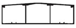 HUBBELL PB3BC5 BASETRAK BASE AND COVER 5ft.