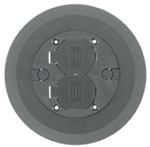 HUBBELL PFB1 FLOOR BOX ROUND PLASTIC