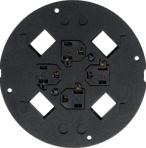 HUBBELL S1SP4X4 SUBPLATE 4X4, SYSTEM 1