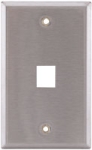 HUBBELL SSF11 PLATE WALL SS 1-G 1PORT