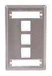 HUBBELL SSFL14 PLATE SS 1-G 4PORT W/LBL FIELD