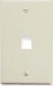 ICC IC107F01-AL FACE PLATE-1-ALMOND