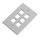 ICC IC107F06-WH 6 PORT FACE (WHITE)