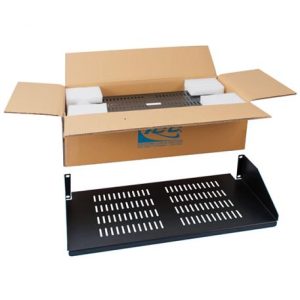 ICC ICCMSRSVC1 RACK SHELF, 10in SINGLE VENTED,2RMS, 2PK