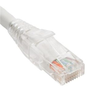ICC ICPCST01WH PATCH CORD CAT6 CLEAR BOOT 1FT WHITE