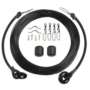 LEES RK0337LS/MO DELUXE RIGGING KIT - SINGLE RIG UP TO 37FT. - BLACK MONO