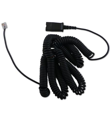 PLANTRONICS 40702-01 Cable Assembly, 10FT QD to Mod Lightwt