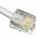 PROVISIONS 169-6-INCH LINE CORD-6INCH 4CON; Gray