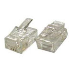 PROVISIONS PRO-130 Modular Plug (4P4C) For Handset Cord 100 Pack